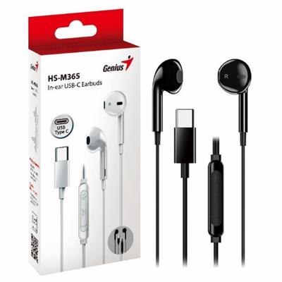 AURICULAR GENIUS HS M365 USB C CON MIC (IN EAR) NEGRO